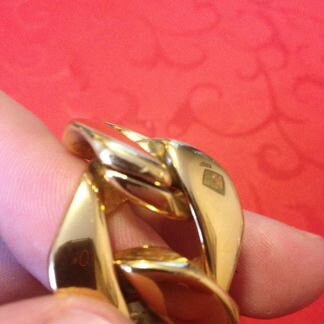 Позолоченный браслет 24 мм, 150 г, голда