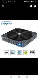 Everycom S10 DLP мини-проектор Android 7,0 карман
