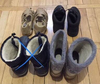 Timberland и сандали б/у 34 р 2 пары