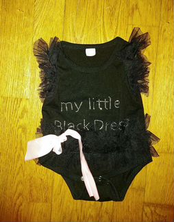 Боди My little black dress 62-68