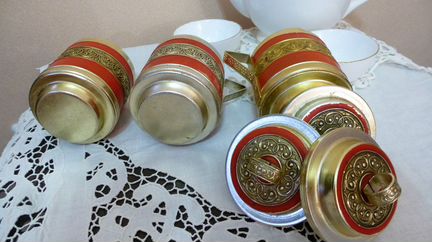 Подстаканник с крышкой СССР