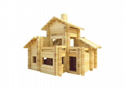 Деревянный конструктор Лесовичок 