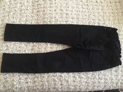 Джинсы чёрные H&М, р 164 13-14л