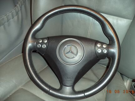 Руль кожаный Mercedes W203 Sport