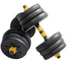 Гантельный набор разборный 2х10кг (пластик/цемент)