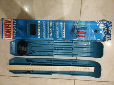 Лыжи пластмассовые детские