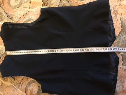 Темно-синий Жилет рост 164