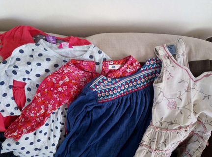 Вещи девочке 3-6 лет пакетом