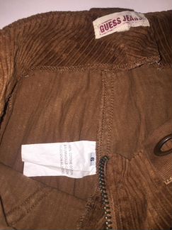 Штаны вельветовые unisex guess jeans