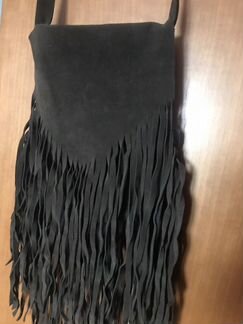 Сумка из натуральной замши