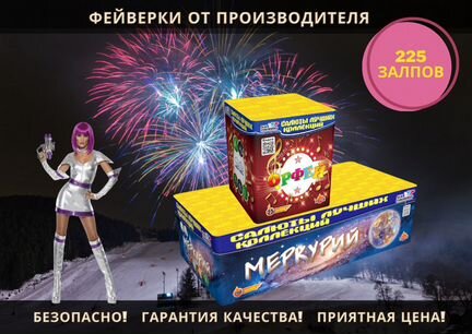 Салюты и фейерверки. Moscow 404