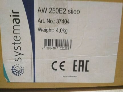 Вентилятор Systemair AW 250E2