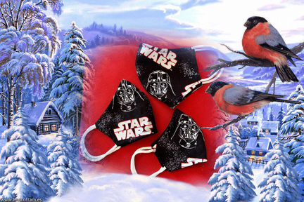 Маски многоразовые в подарок