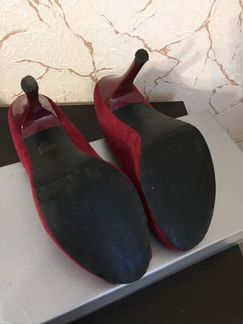 Туфли замшевые