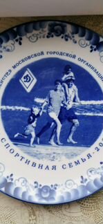 Тарелка Гжель