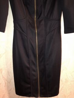 Платье. Темно-синее на молнии