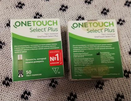 Тест полоски one touch select plus