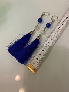 Серьги кисточки