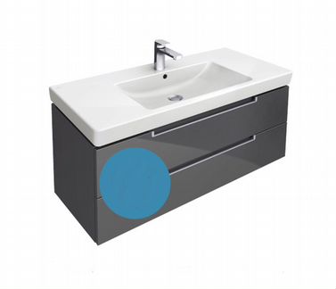 Тумба Villeroy) Boch А69000FM subway WTU голубая