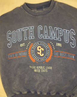 Толстовка Pull&Bear свитшот оверсайз