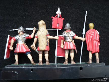 Blue Box Солдатики (металл) Римляне - 4 шт