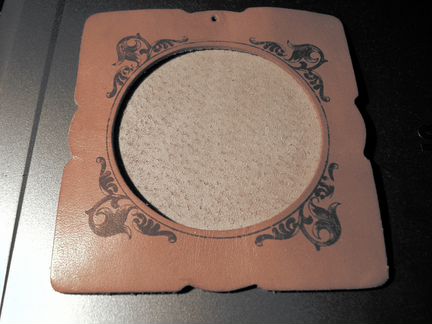 Рамка для фото натуральная кожа Германия