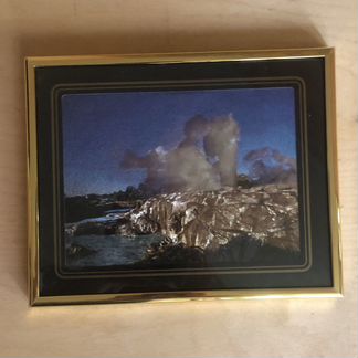 Картина в рамке, переливающиеся картинка