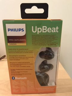 Беспроводные наушники philips up beat shb2505bk