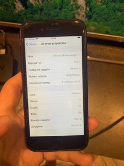 Телефон iPhone 7 black 128 gb