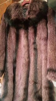 Шикарная новая шуба из енота 58-60