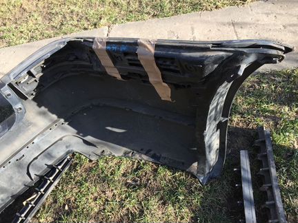 Бампер задний темно серый универсал VW Passat B5+