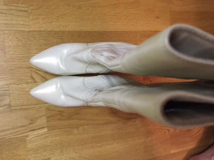 Сапоги перламутр 37 размер