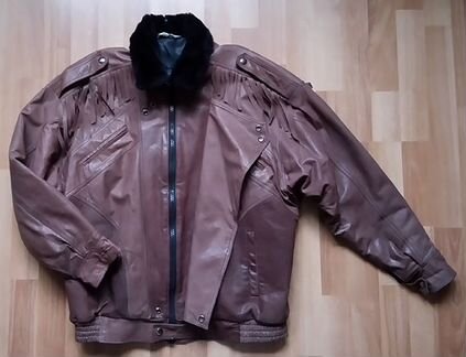 Куртка кожаная мужская (Польша)