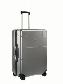 Чемодан victorinox Lexicon, серый, 100 поликарбонат, 45x28x68 см, 73 л
