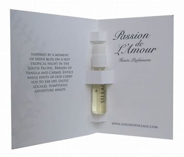 House Of Sillage Passion de l Amour