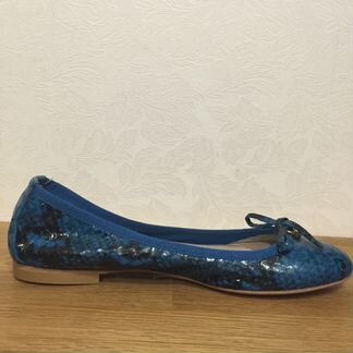 NilaNila р38 новые балетки синие 5033