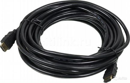 Шнур hdmi - hdmi gold 20М с фильтрами (PE bag) PRO