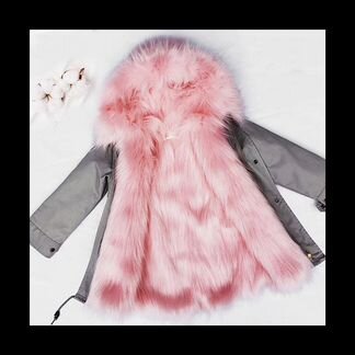 Парка 2в1 зимне-весенняя. 8-10 лет