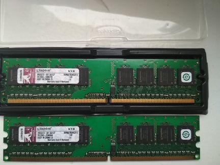 Память ddr2 512 Мб 2 шт