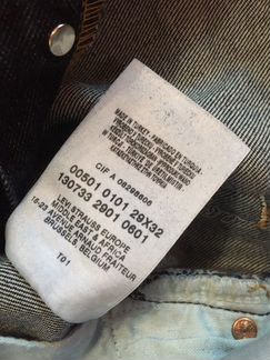 Джинсы Levi’s 501 29/32 Indigo