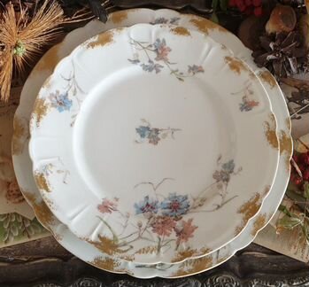 Тарeлки - кoрoлeвский Лиможский фapфop