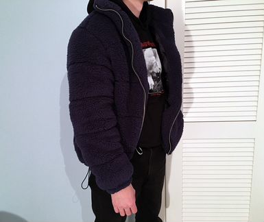 Флиска Urban Outfitters Cozy Sherpa Puffer Jacket