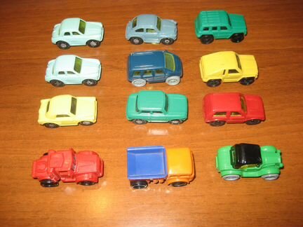 Машинки инерционные из киндер-сюрпризов (1997)