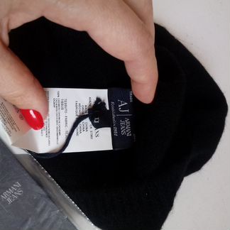 Шапка Armani оригинал 100 кашемир новая