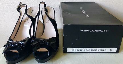 Новые Босоножки Мари Клод туфли39лак замша кожа