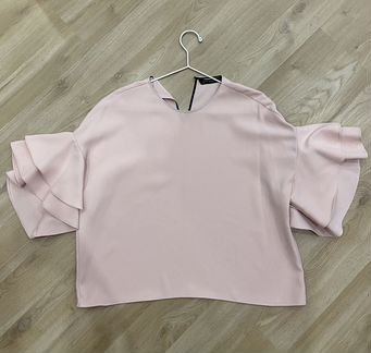 Блузка Zara нежно розовая