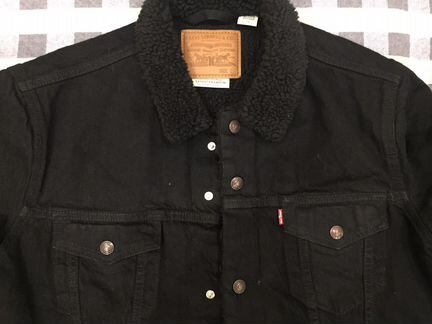 Джинсовая куртка зимняя мужская