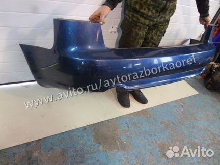 Бампер задний ауди а4 б7 универсал S-line