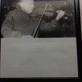 Автограф Иегуди Менухин 1957г