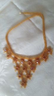 Колье из бисера
